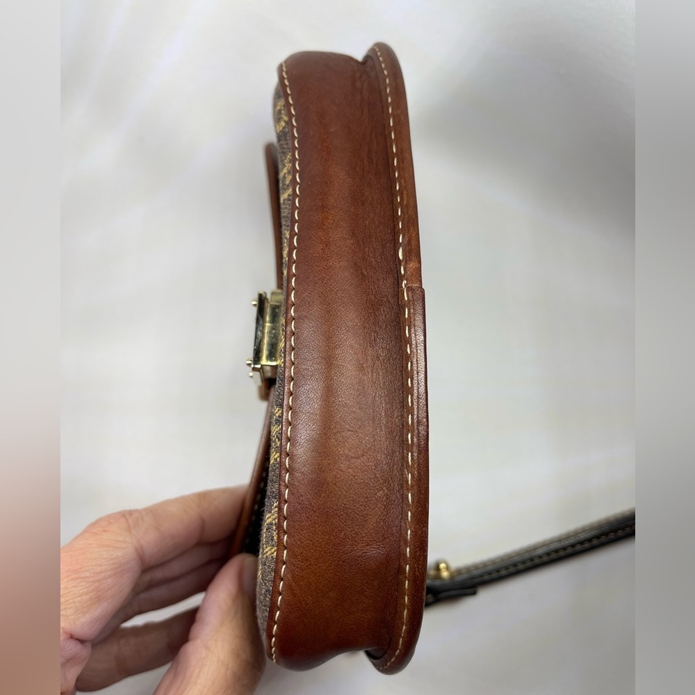 Vintage Dooney & Bourke 1975 Signature Monogram Wristlet / Clutch - Picture 6 of 16
